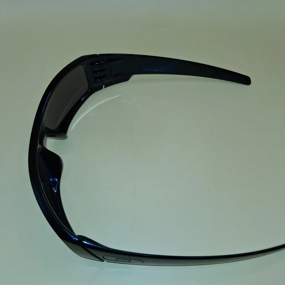 Oakley Gascan OO9014 Blue Sapphire  Lens Black Frame Sunglasses